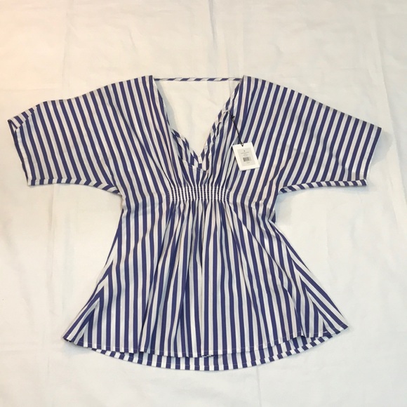 Onia Other - NWT Onia Alessandra cover up stripe coastal